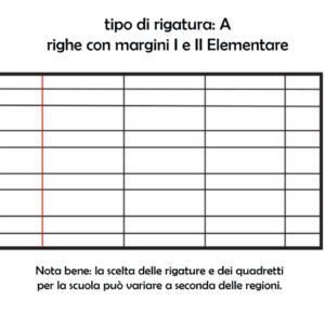 QUADERNO A4 MAXI  RIG.A I-II ELEMENTARE" GR.80 BLASETTI 100317"