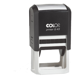 TIMBRO PRINTER Q 43 - 43X43 MM - 8 RIGHE - QUADRATO - AUTOINCHIOSTRANTE - COLOP 80468