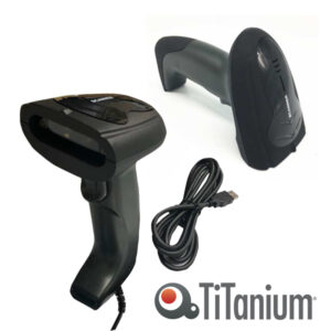 LETTORE BARCODE 2D LS-1200 - CON FILO - NERO - TITANIUM 88439