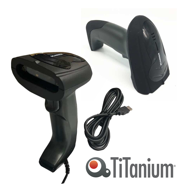 LETTORE BARCODE 2D LS-1200 - CON FILO - NERO - TITANIUM 88439