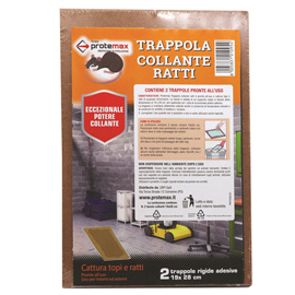TAVOLE COLLANTI PER RATTI - PROTEMAX - BLISTER 2 PEZZI 95719