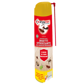 INSETTICIDA SPRAY - CON CANNUCCIA - PER INSETTI STRISCIANTI - 500 ML - PROTEMAX 95724