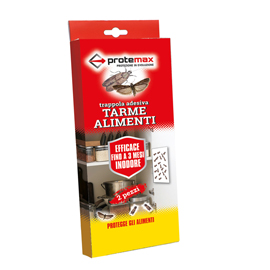 TRAPPOLA ADESIVA PER TARME IN ALIMENTI - PROTEMAX - BLISTER 2 PEZZI 101958