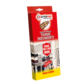 TRAPPOLA ADESIVA PER TARME IN INDUMENTI - PROTEMAX - BLISTER 2 PEZZI 101959