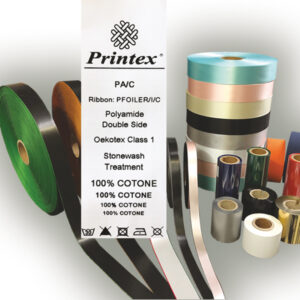 NASTRO IN TESSUTO - PER TRASFERIMENTO TERMICO - 30 MM - PRINTEX - ROTOLO DA 50 M 87084