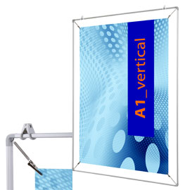 CORNICE CON PINZE POSTER STRETCH - FORMATO UTILE 50X70 CM - STUDIO T 71594