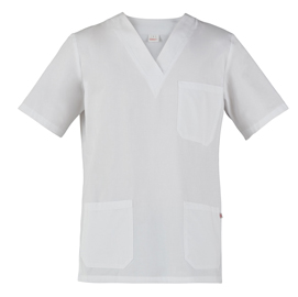 CASACCA JASON - MANICHE CORTE - UNISEX - TAGLIA XL - BIANCO - GIBLOR'S 95372