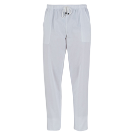 PANTALONE PITAGORA - UNISEX - 100 COTONE - TAGLIA S - BIANCO - GIBLOR'S 95377