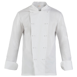 GIACCA DA CUOCO ADRIANO - A MANICA LUNGA - TAGLIA XXL - BIANCO - GIBLOR'S 96641