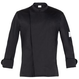 GIACCA DA CHEF AUGUSTIN - DA UOMO - TAGLIA L - NERO - GIBLOR'S 95423