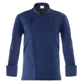 GIACCA DA CUOCO RAUL - A MANICA LUNGA - TAGLIA M - BLU - GIBLOR'S 96658