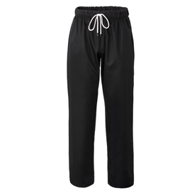 PANTALONE DA CUOCO PLUTONE - TAGLIA XL - NERO - GIBLOR'S 95440