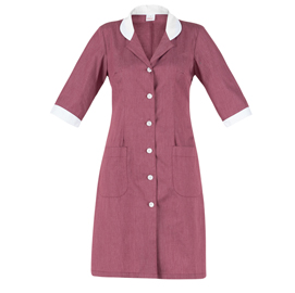 CAMICE ORTENSIA - PER PULIZIE - TAGLIA M - BORDEAUX - GIBLOR'S 95414