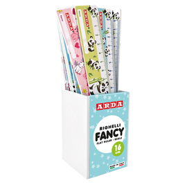 RIGHELLI FANCY - 16 CM - FANTASIE ASSORTITE - ARDA - BARATTOLO 24 PEZZI 102246