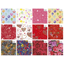 ROTOLO CARTA REGALO FANTASIA - 2 X 0,70 M - REX SADOCH 99633