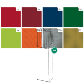 ROTOLO CARTA REGALO ECOCOLOR - 3 X 1 M - COLORI ASSORTITI - SADOCH 96317