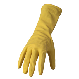 COPPIA DI GUANTI IN LATTICE FELPATO R90 - TG S - GIALLO - REFLEXX 96933