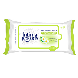 SALVIETTE INTIME CAMOMILLA - NEUTRO ROBERTS - CONF. 12 PEZZI 70945