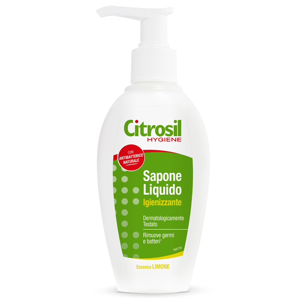 SAPONE LIQUIDO ANTIBATTERICO - AGRUMI - 250 ML - CITROSIL 91505