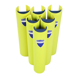 PROTEZIONE PER SCAFFALATURE - PER MONTANTI LARGHI 101-110 MM - H 60 CM - GIALLO FLUO - RACK ARMOUR 98323