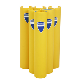 PROTEZIONE PER SCAFFALATURE - PER MONTANTI LARGHI 101-110 MM - H 60 CM - GIALLO - RACK ARMOUR 98327