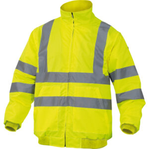 GIUBBOTTO ALTA VISIBILITA' RENO HV - POLIESTERE-POLIURETANO - TAGLIA L - GIALLO FLUO - DELTAPLUS 73754