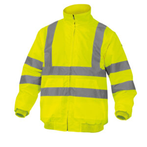 GIUBBOTTO RENO HV ALTA VISIBILITA' - POLIESTERE-POLIURETANO - TAGLIA M - GIALLO FLUO - DELTAPLUS 86035