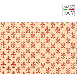 ROTOLO CARTARIVESTO REX 58 - 50X500 CM - LAVABILE - GIGLIO ROSSO - REX SADOCH 51463