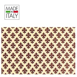 ROTOLO CARTARIVESTO REX TACO  - 49X300 CM - ADESIVO - LAVABILE - GIGLIO MARRONE - REX SADOCH 51465