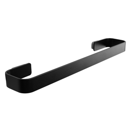 PORTASALVIETTE - 35 X 6,5 CM - ACCIAIO INOX VERNICIATO - NERO - LAMINART 98376
