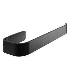 PORTAROTOLO -14,5 X 9 CM - ACCIAIO INOX VERNICIATO - NERO - LAMINART 98377