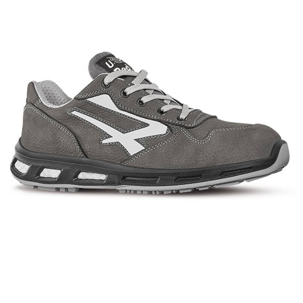 CALZATURA DI SICUREZZA KICK S3 - PELLE NABUK NATURALE - TAGLIA 48 - GRIGIO - U-POWER 89743