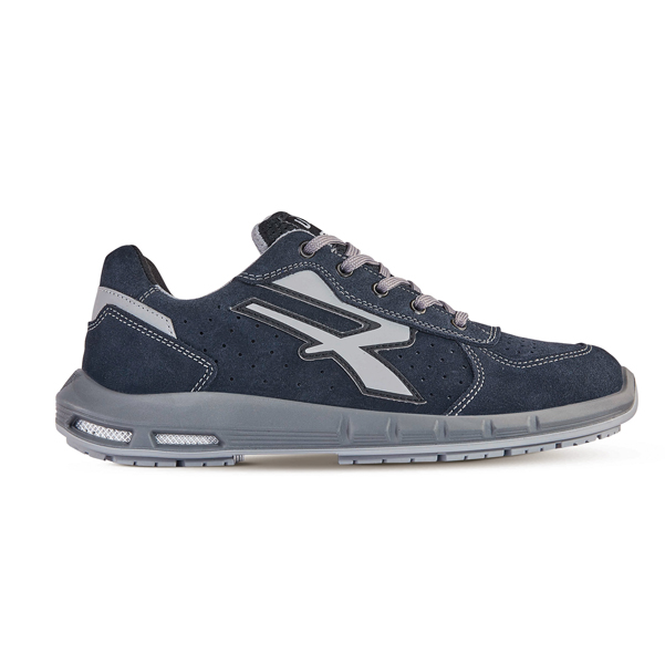 CALZATURA DI SICUREZZA NASH PLUS S1P SRC - PELLE SCAMOSCIATA - TAGLIA 41 - BLU-GRIGIO - U-POWER 89776