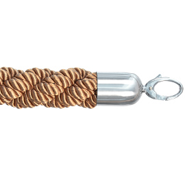 CORDONE INTRECCIATO PER COLONNINA SEGNAPERCORSO - COLOR BRONZO - LUNGHEZZA 150 CM - SECURIT 77145