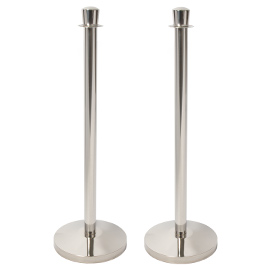 COLONNINA SEGNAPERCORSO CROMATA BUDGET - ALTEZZA 100 CM - SECURIT 77144