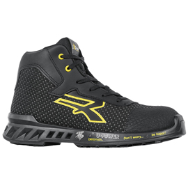CALZATURA DI SICUREZZA JOE - S3 SRC CI ESD REDLEVE - NUMERO 39 - NERO/GIALLO - U-POWER 97681