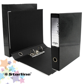 REGISTRATORE KINGBOX - DORSO 5 CM - PROTOCOLLO 23X33 CM - NERO - STARLINE STL4026