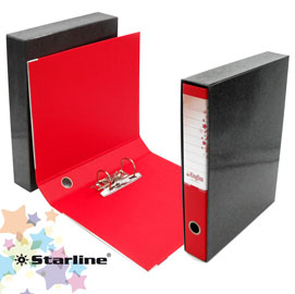 REGISTRATORE KINGBOX - DORSO 5 CM - PROTOCOLLO 23X33 CM - ROSSO - STARLINE STL4028