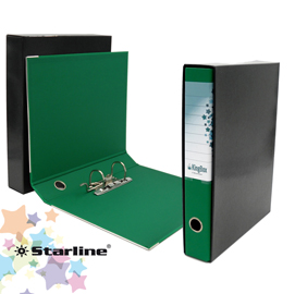 REGISTRATORE KINGBOX - DORSO 5 CM - PROTOCOLLO 23X33 CM - VERDE - STARLINE STL4029
