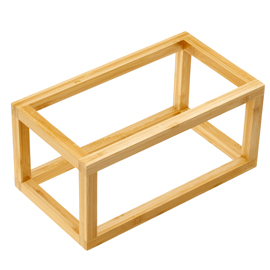 SET 2 SUPPORTI - PER VASSOIO VENEZIA - BAMBOO - COLORE NATURALE - LEONE 101387