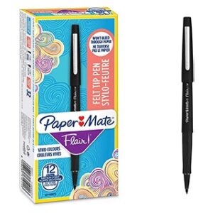 PENNARELLO NYLON FLAIR PAPERMATE NERO PUNTA 0,7 - 1,10MM 30065