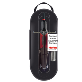 COMPASSO C/REGOLAZIONE 360MM SET 3 PZ ROTRING 99974