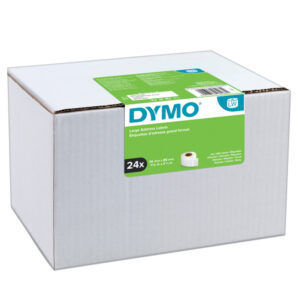 VALUE PACK 24 ROTOLI EICHETTE INDIRIZZI ESTESI 36X89MM BIANCO (260E/RT) DYMO LW 88333