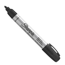 PENNARELLO MARKER SMALL METAL NERO P.TONDA SHARPIE 64835