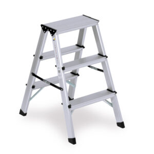 SGABELLO DOPPIA SALITA - IN ALLUMINIO - GARDEN FRIEND 91850