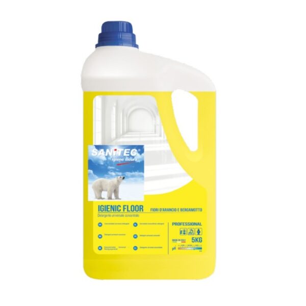 DETERGENTE PAVIMENTI  FIORI ARANCIO 5KG SANITEC 91765