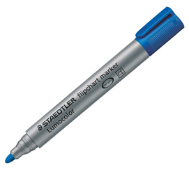 PENNARELLO LUMOCOLOR FLIPCHART 356-3 BLU P.TONDA 2MM STAEDTLER 25290
