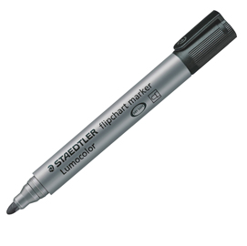 PENNARELLO LUMOCOLOR FLIPCHART 356-9 NERO P.TONDA 2MM STAEDTLER 25288
