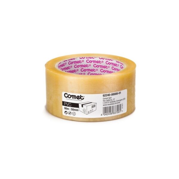 NASTRO ADESIVO 50X66 TRASPARENTE PVC COMET TESA 37920