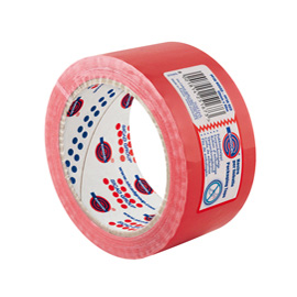 NASTRO ADESIVO 50X66M PPL COLOR ROSSO EUROCELL 87149
